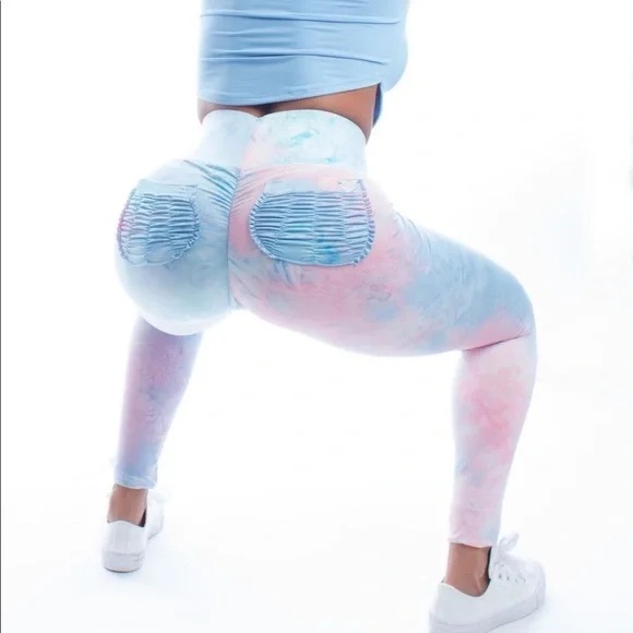 NEW - CUTE BOOTY LOUNGE Sugar Rush Scrunch Butt Leggings - Picture 5 of 8